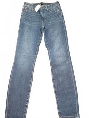 J Crew 9" Mid Rise Skinny Jeans Womens 26 Jeans medium Wash NWT.   Ret $128